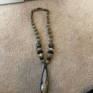 Zoe Jewels stone necklace